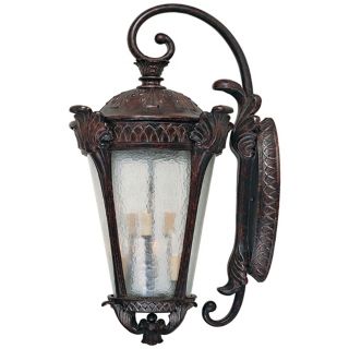 Pompia Distressed Bronze 35" High Outdoor Wall Light   #J6489