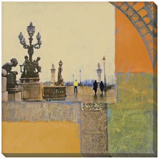 Impressions of Paris II Giclee 40" Square Wall Art   #L0530