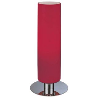 George Kovacs Energy Saving Glossy Red Cylinder Table Lamp   #H2805