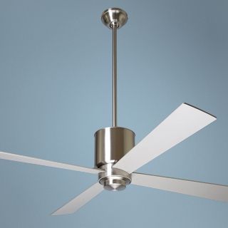 52" Modern Fan Lapa Bright Nickel Ceiling Fan   #J3942
