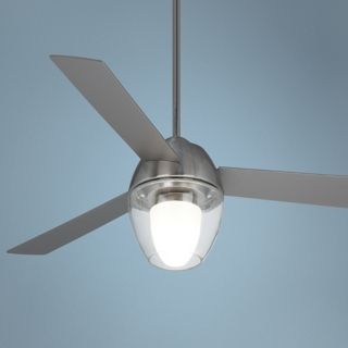 54" Casa Vieja Tracker Brushed Nickel Ceiling Fan   #U6190