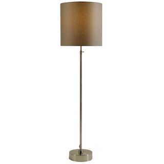 Lights Up CanCan 2 Adjustable Cocoa Chintz Shade Floor Lamp   #99267