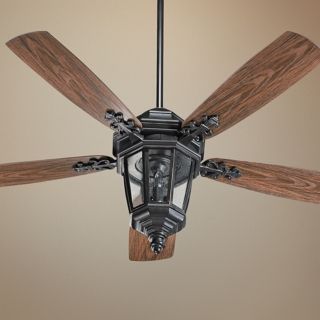 52" Quorum Dimone Old World Patio Ceiling Fan with Light Kit   #V0004