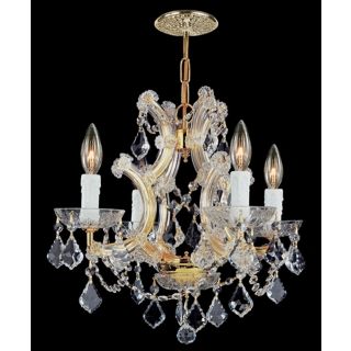 Maria Theresa Collection Gold 4 Light Chandelier   #K4955