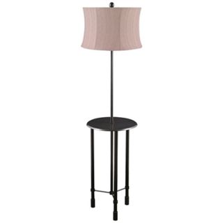 Poise Oil Rubbed Bronze Tri Leg Floor Lamp with Tray Table   #V0496