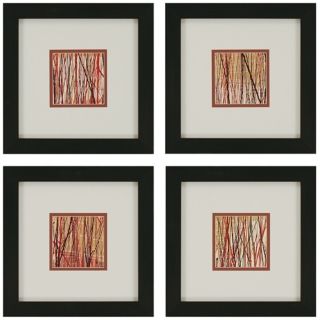 Set of Four Matrix Framed Wall Art   #N7944