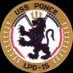 USS Ponce Proud Lion Navy SHIP Honoring City of Ponce Puerto Rico 1971