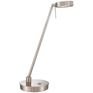 George Kovacs Brushed Nickel LED Desk Lamp   #W2863