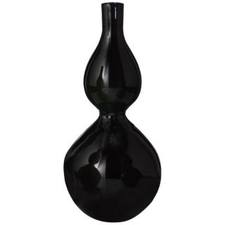 Black Silhouette Glass Vase   #U8184