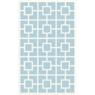 Block Party Blue Area Rug   #F4468