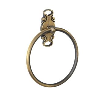 French Curve Antique English Towel Ring   #83625