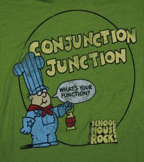 Schoolhouse Rock Green Conjunction Junction Classic Cartoon Soft