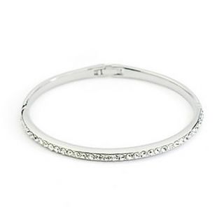 EUR € 8.73   Pulsera oval de cristal austriaco, ¡Envío Gratis para