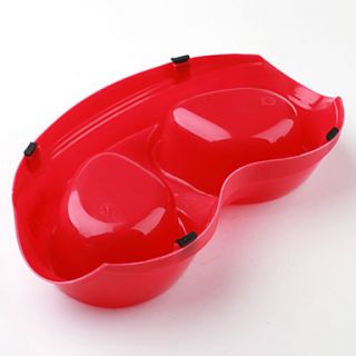 USD $ 4.69   Double Pet Food Water Bowl for Dogs Cats (22 x 10cm