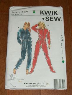 JUMPSUIT & PAJAMAS with Feet Sewing Pattern SEALED & UNCUT Sizes XS XL