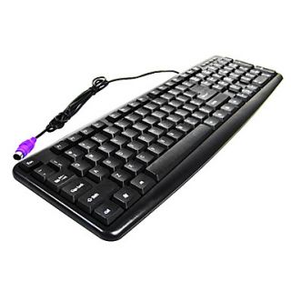 EUR € 14.71   Ergonômico impermeável baixo ruído PS / 2 Teclado