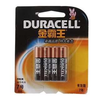 EUR € 3.76   Duracell Alcalina 1.5V AAA (4 Pack), Frete Grátis em