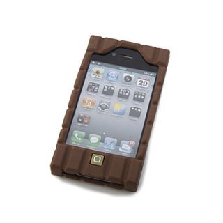EUR € 4.77   chocoladereep siliconen case voor iPhone 4, Gratis