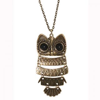 EUR € 3.67   Sheet Metal Connection Owl Necklace, Gratis Fragt På