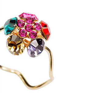 EUR € 3.67   bunten Blume Ring aus Kristallen, alle Artikel