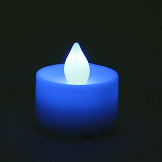 EUR € 4.77   mini candela a forma di luce blu notte ha portato