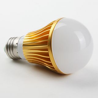 branco natural luz dourada shell liderada lâmpada de bola (85 265V