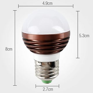  300lm 3000 3500K warm wit licht koffie shell led ball lamp (85 265V