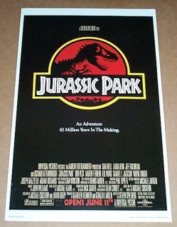 Jurassic Park Prehistoric Dinosaur Movie Poster Print 1