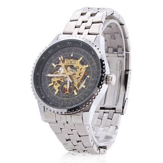 USD $ 22.79   Unisex Alloy Analog Mechanical Casual Watch (Black