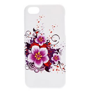USD $ 4.79   Purple Flowers Pattern Soft Case for iPhone 5,