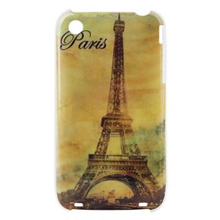 Eiffel Tower Pattern Hard Case for iPhone 3G and 3GS