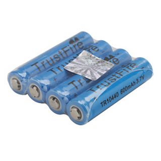 EUR € 7.81   trustfire tr 10440 3.7v 600mAh recarregáveis ​​Li