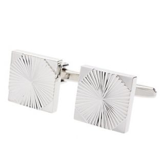 EUR € 5.88   Alto Brilho Luminoso Cufflinks Estágio ponto quadrado