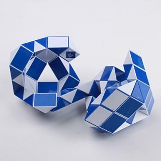 plastique puzzle cube magique jouet 72 pièces forme de rugby (couleur