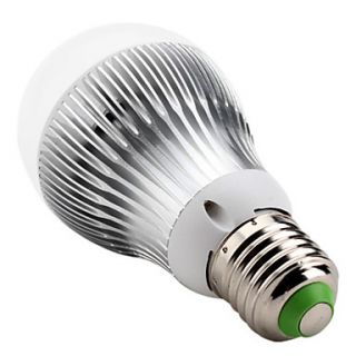 E27 6W 500 550LM 6000 6500K Branco Natural Lâmpada LED Ball (85 265V)