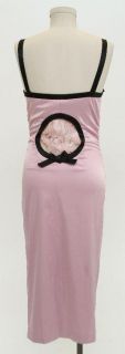 Julian Joyce Pink Shimmer Lace Sleeveless Dress 4 New