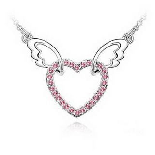 EUR € 12.78   roze glanzend kristal en geplatineerd legering