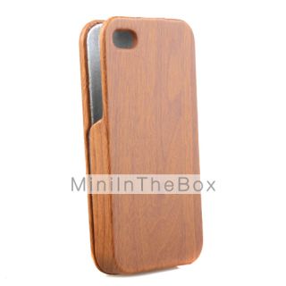 EUR € 6.80   træ stil pu tilbage Case for iPhone 4, Gratis Fragt