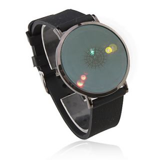 EUR € 8.82   banda di silicone portato orologio da polso (nero