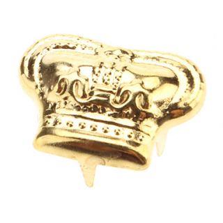 EUR € 3.58   Gold Crown Claw Rivet (contengono 100 Pics), Gadget a