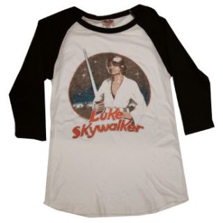 Luke Skywalker Vintage Style Junk Food Juniors Long Sleeve T Shirt Tee