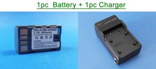 Battery Charger JVC Everio GZ HD30U GZ HD300 GZ HD300AC GZ HD300AEK BN