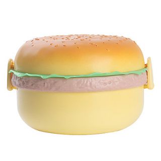 EUR € 5.88   diseño redondo hamburguesa almuerzo con tenedor y