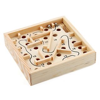 USD $ 2.99   Wooden IQ Test Puzzle Maze,