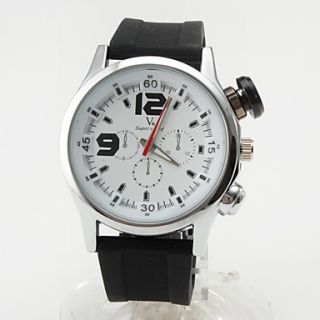 EUR € 6.98   mænds afslappet silikone stil analog quartz