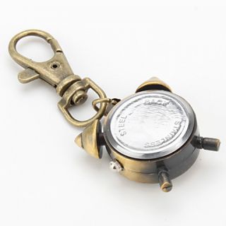 USD $ 2.99   Unisex Alloy Analog Quartz Keychain Watch with Alarm
