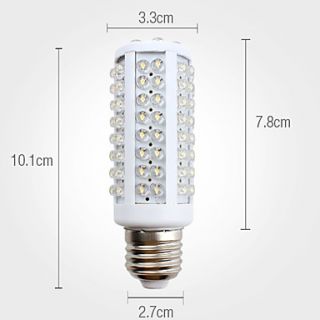 USD $ 9.69   E27 5W 108 LED 300LM Warm White LED Corn Bulb (220 240V