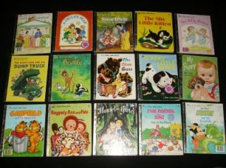 30 First Little Golden Book Vintage Children Lot HC 1960 1970 1980