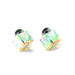 EUR € 10.94   kubus kleurrijke kristallen oorbellen, Gratis