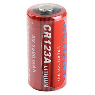 USD $ 2.99   Olight Disposable CR123A Li ion Battery (3V, 1500mAh